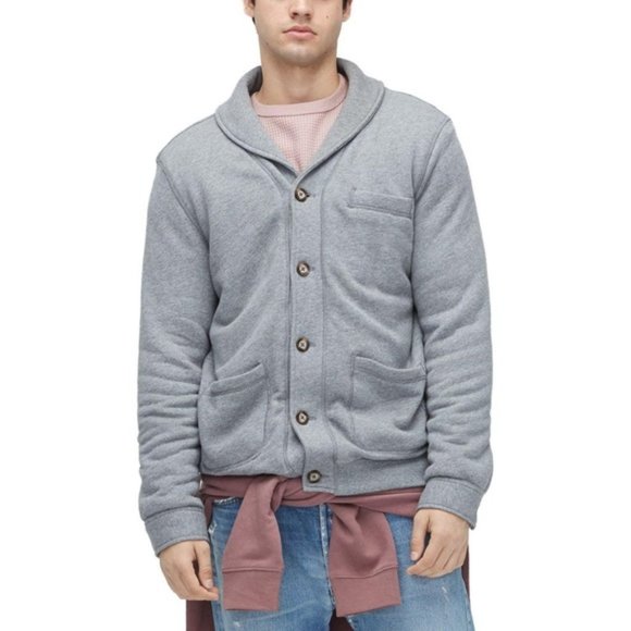 UGG Other - UGG Gray Sherpa Lined Fleece Cardigan Sweater S